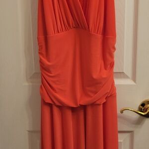 Nine West Coral Halter Dress